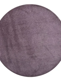 VM-Carpet Pyöreät Matot|Satine 001 lila, Ø 160 cm, kantti 5881