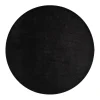 VM-Carpet Pyöreät Matot|Satine 800 musta, Ø 240 cm, kantti 5460