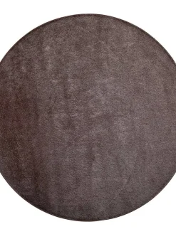 Satine 280 ruskea, Ø 133 cm, kantti 5951>VM-Carpet Discount
