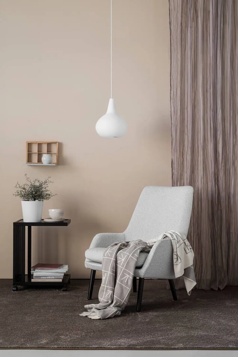 Satine 280 ruskea, 133*200 cm, kantti 5951>VM-Carpet Online