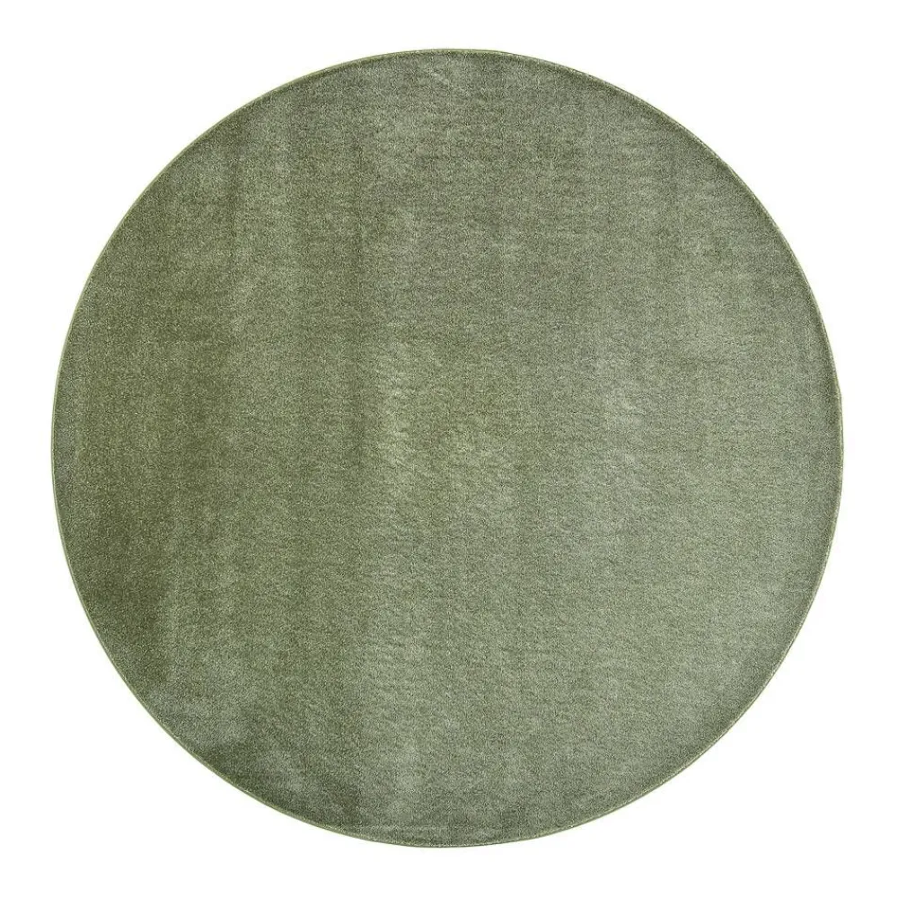 Satine 572 vihreä, Ø 133 cm, kantti 5784>VM-Carpet Sale