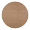 Sisal, 85 taupe, Ø 133 cm, kantti 25 B>VM-Carpet New