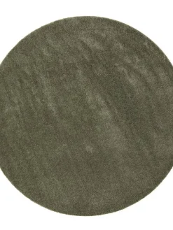 VM-Carpet Pyöreät Matot|Sointu, 40 vihreä Ø 160 cm, kantti 5774