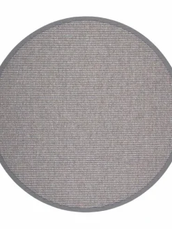 VM-Carpet Pyöreät Matot|Tunturi 77 harmaa, Ø 240 cm, kantti 077 B