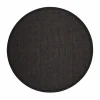VM-Carpet Pyöreät Matot|Tunturi 79 musta, Ø 160 cm, kantti 020 B