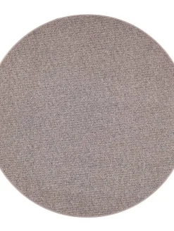 Tweed, 39 harmaa, Ø 160 cm, kantti 5434>VM-Carpet Clearance