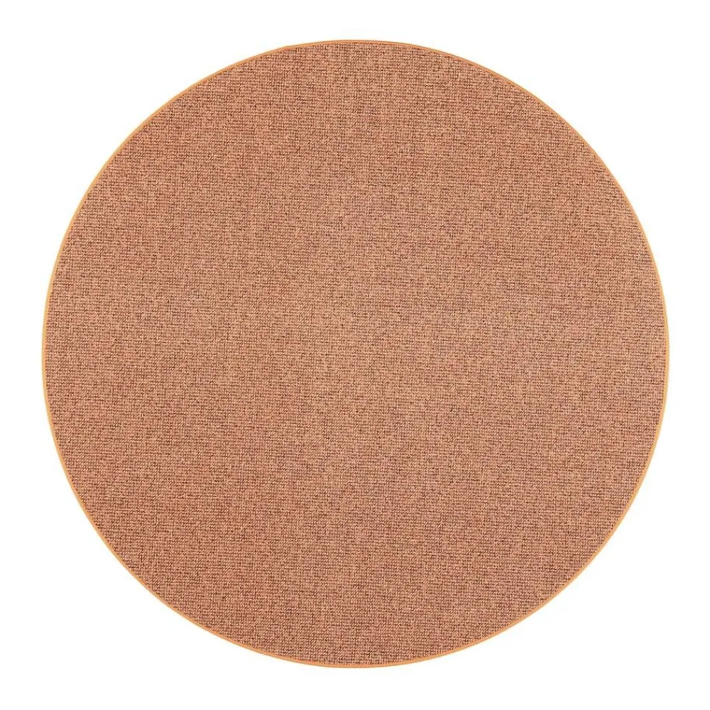 VM-Carpet Pyöreät Matot|Tweed, 64 terra, Ø 160 cm, kantti 5963