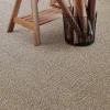 VM-Carpet Pyöreät Matot|Tweed, 32 vaalea beige, Ø 160 cm, kantti 6283