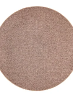 VM-Carpet Pyöreät Matot|Tweed, 42 vaaleanruskea, Ø 240 cm, kantti 5978