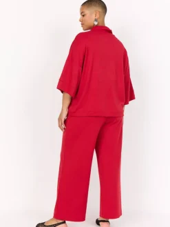 Wasabi Trikoopaidat Ja Colleget|paita Sabina 64 4177 Punainen