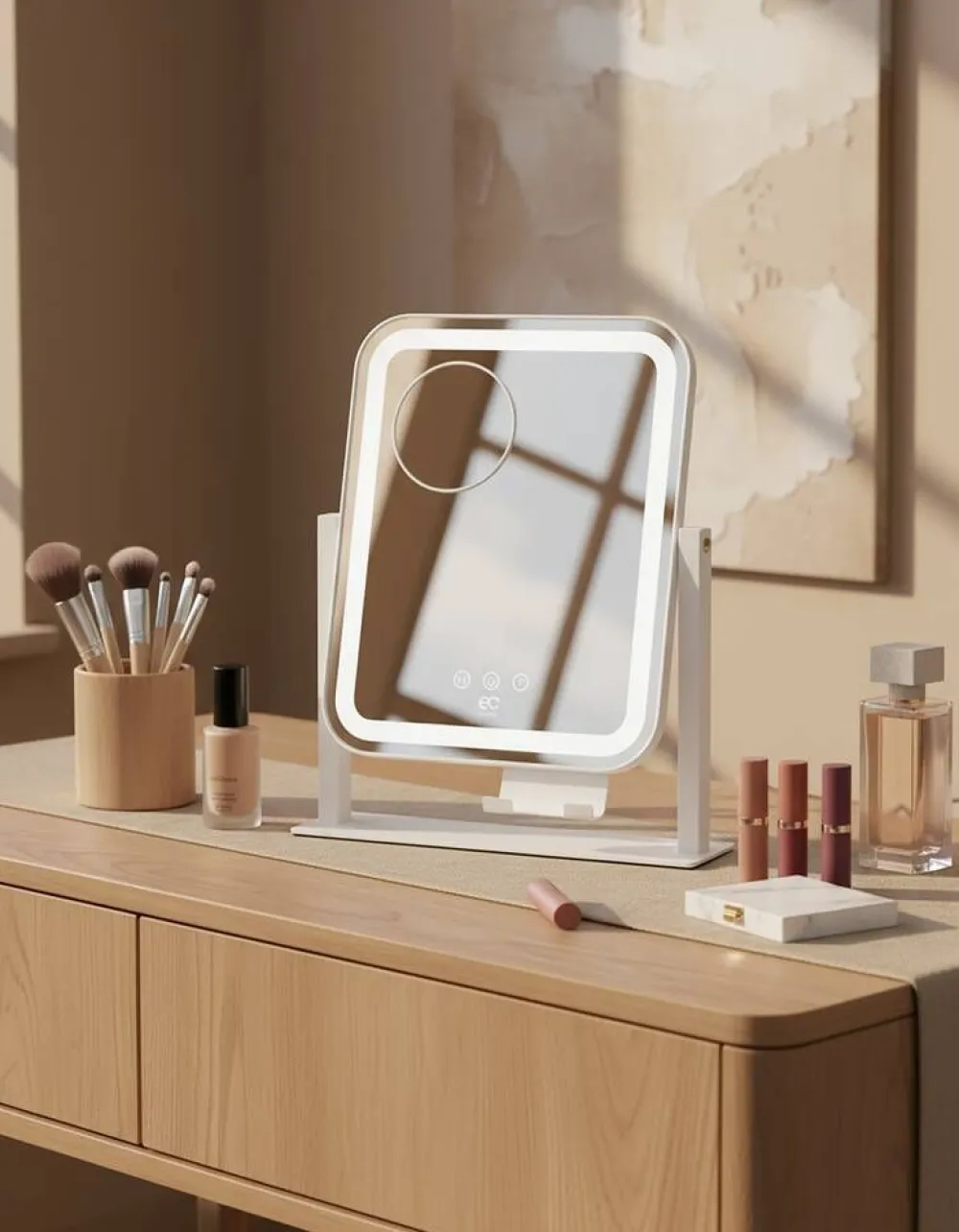 meikkipeili Glowing MI4W-D25 valkoinen>Wilfa Online