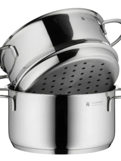 WMF Keittoastiat|Mini kattila 1,5 L höyrytyskorilla ja kannella