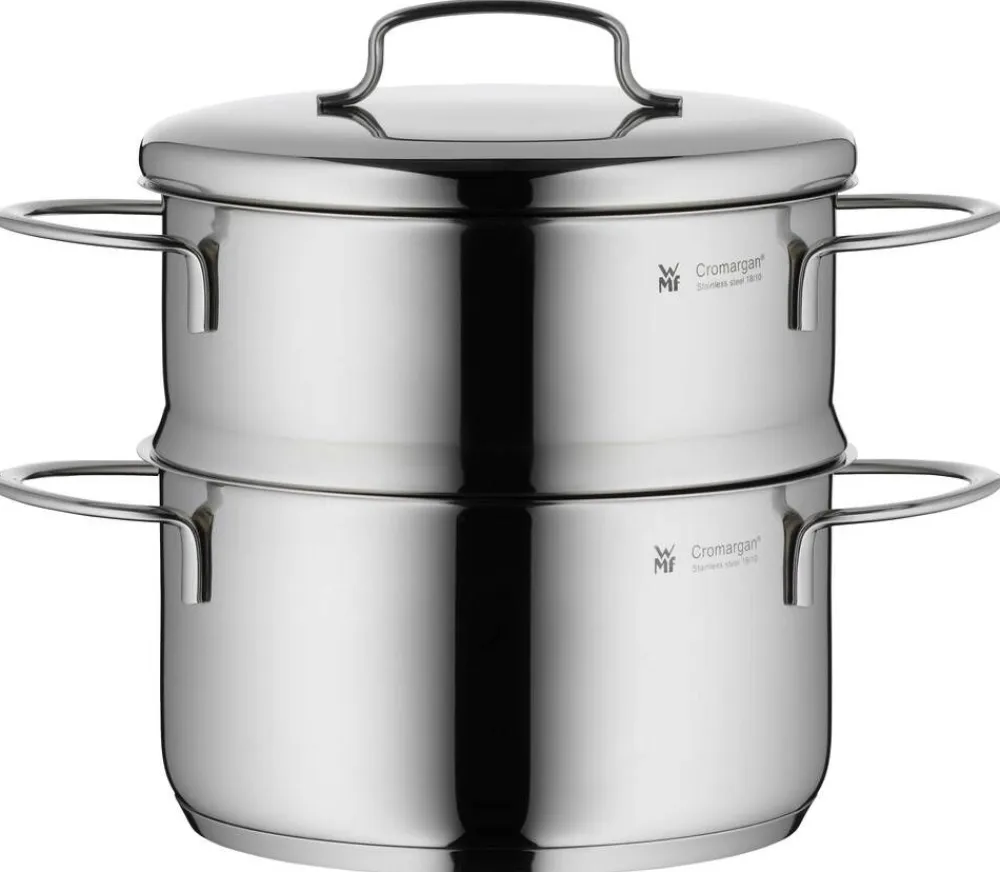 WMF Keittoastiat|Mini kattila 1,5 L höyrytyskorilla ja kannella