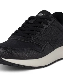 Woden Tennarit Ja Sneakerit|sneakerit Nicoline Glitter Black 020 Black