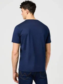 Wrangler T-Paidat|t-paita 112371471 Small Graphic Tee Regular fit Navy