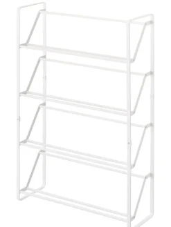 Yamazaki Hyllyt Ja Telineet|kenkäteline Frame 4 tasoa valkoinen